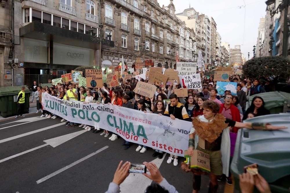 La manifestación partió de Vía Norte