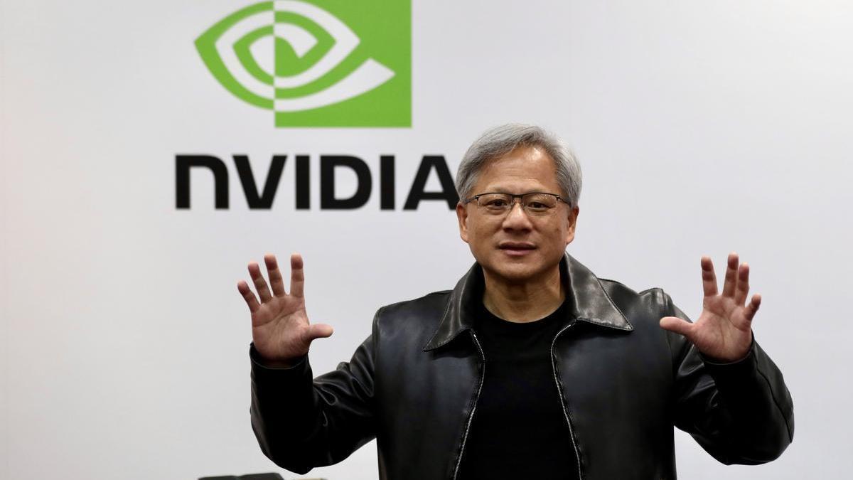 Nvidia is worth more than  billion in the stock market and overtakes Apple as the second-largest company