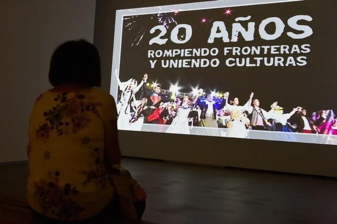 23-07-2019 LAS PALMAS DE GRAN CANARIA. Inauguración exposición del Festival de Folclore de Ingenio, en el Rectorado de la ULPGC  | 23/07/2019 | Fotógrafo: Andrés Cruz