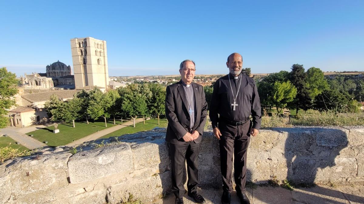 Los dos prelados en el Castillo de Zamora