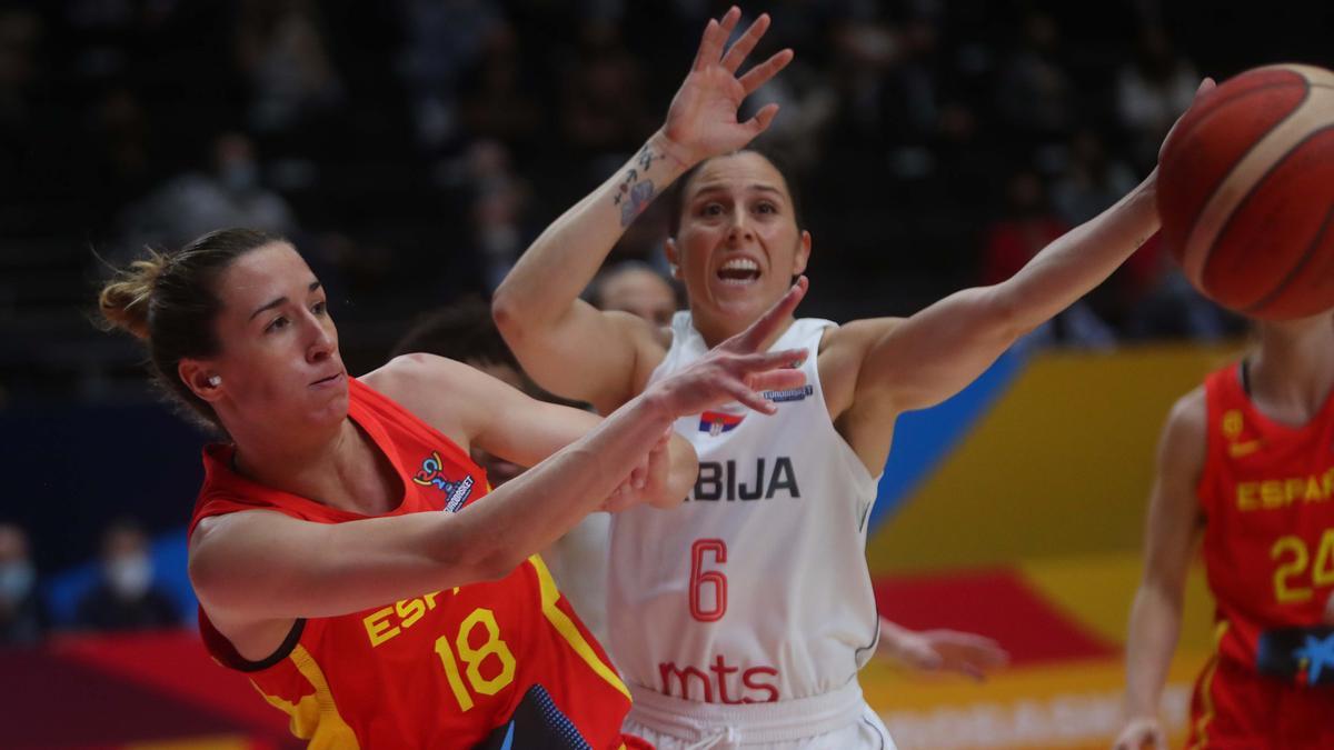 Las imágenes del Serbia - España del Eurobasket