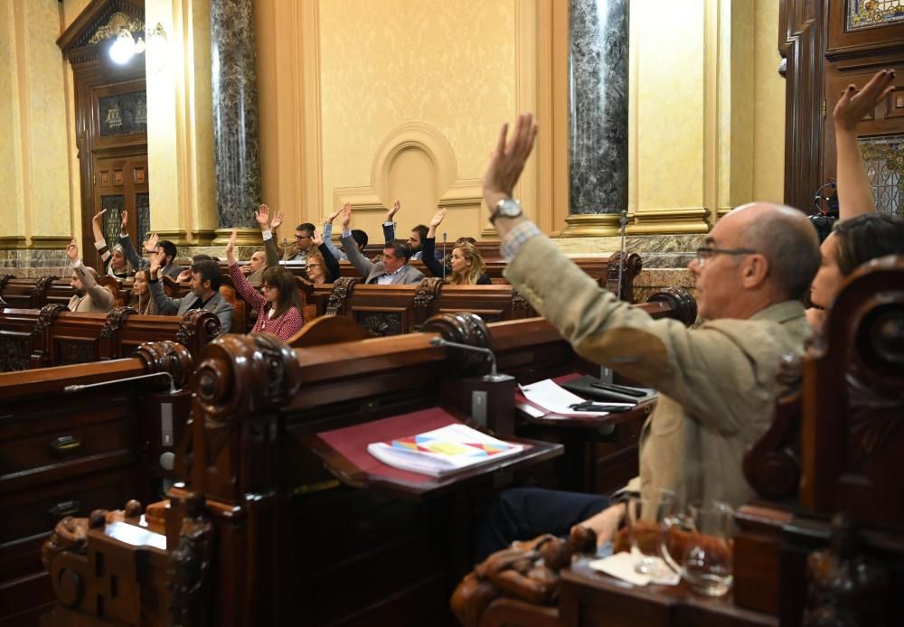 Primer pleno del mandato de Inés Rey en A Coruña