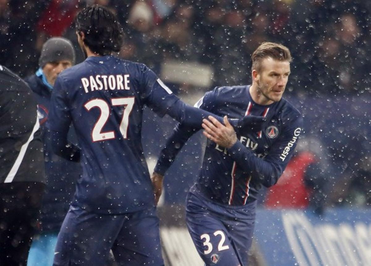 Así fue el debut de Beckham con el PSG