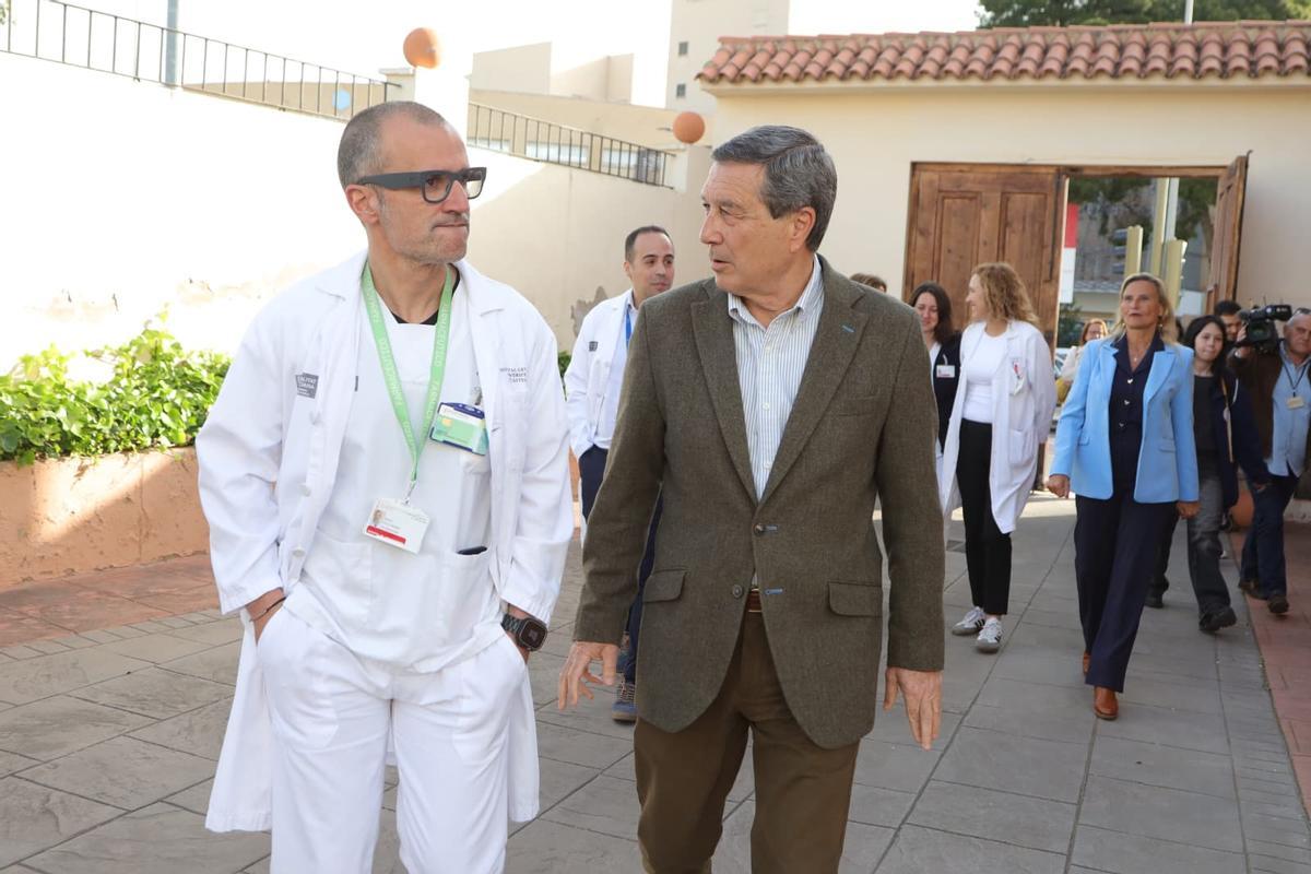 Visita a la unidad de ELA y enfermedades raras de Castellón