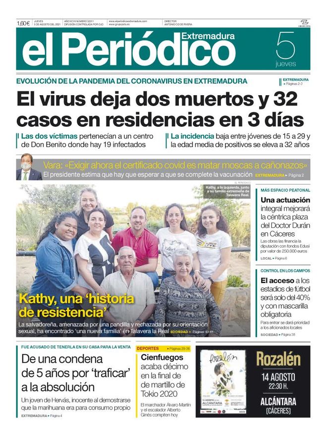 Consulta la portada correspondiente al día 5 de agosto del 2021