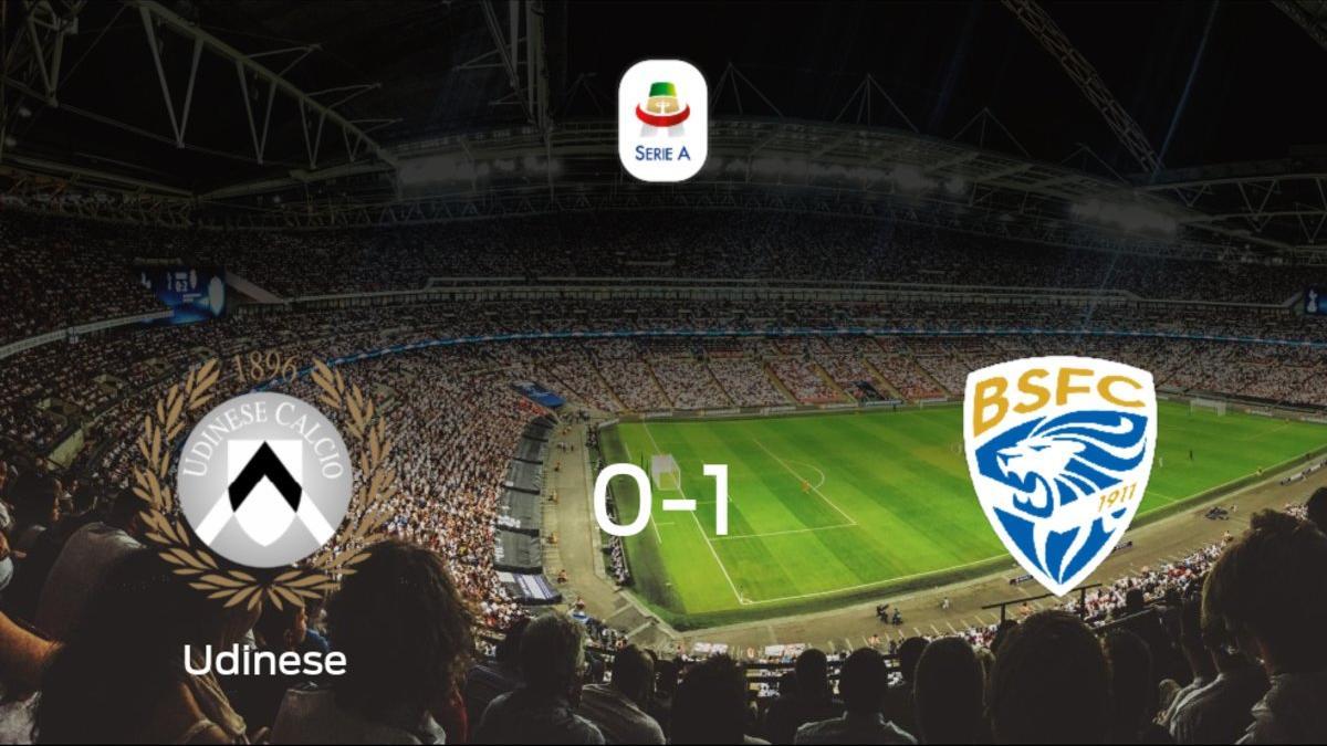 El Brescia Calcio se queda con los tres puntos tras derrotar 0-1 al Udinese