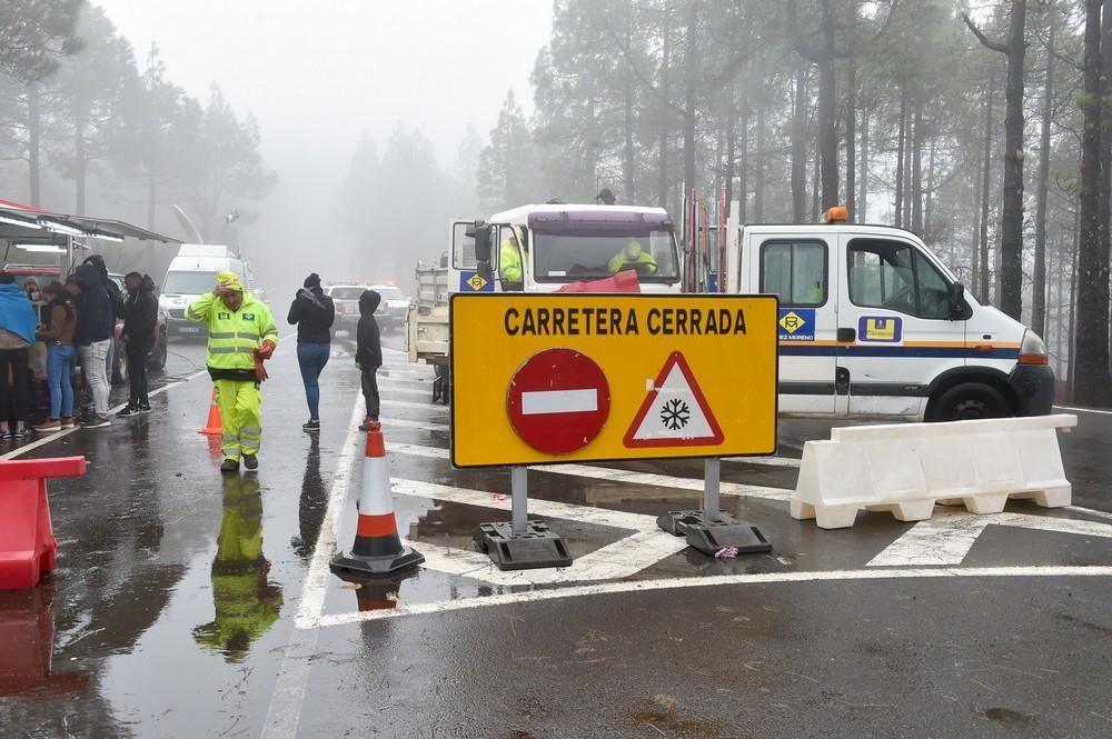 Nieve en Gran Canaria (01/02/2018)