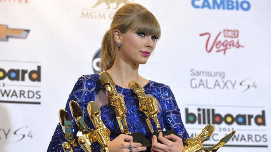 Taylor Swift, la gran ganadora de los premios Billboard