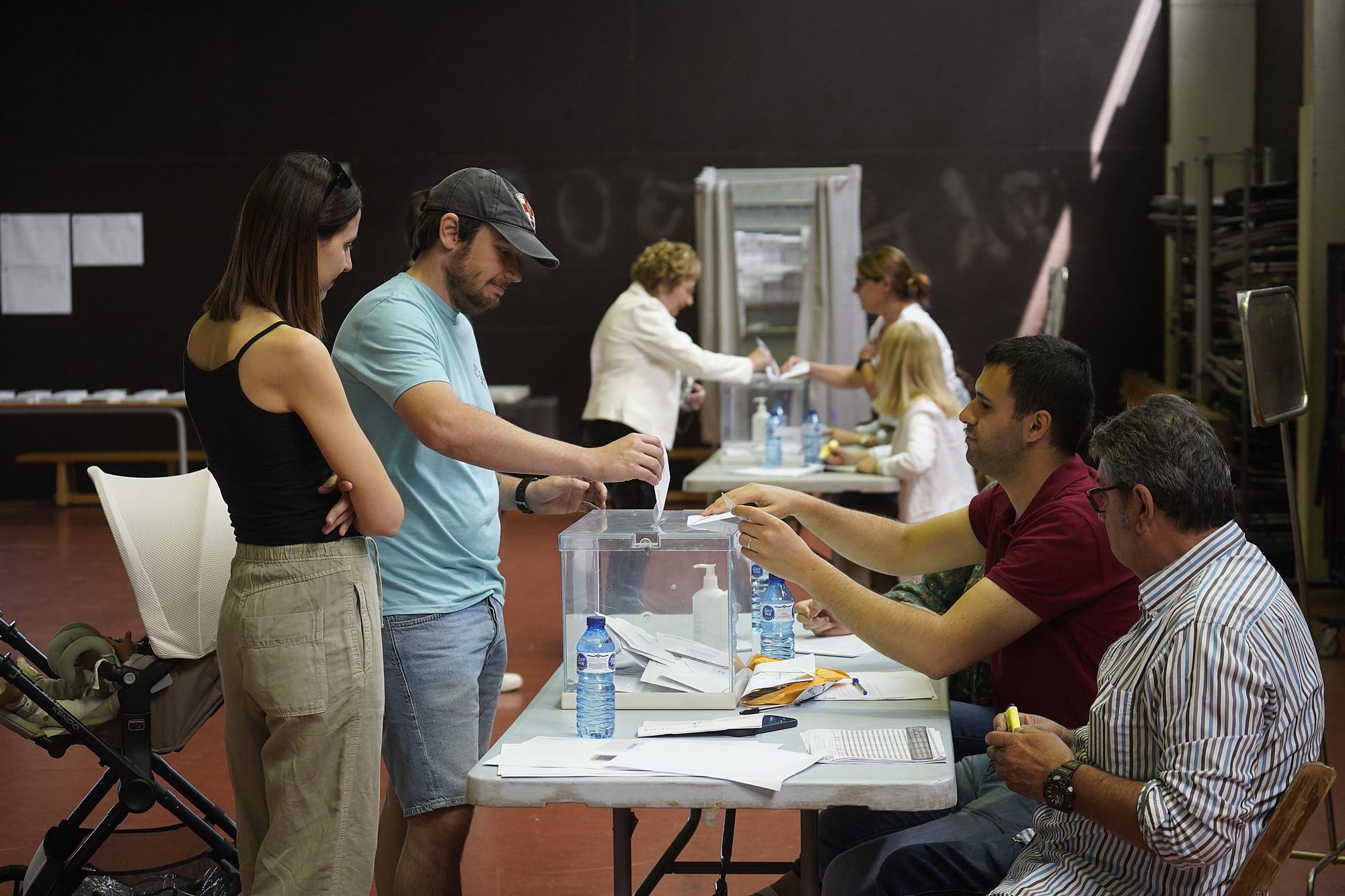 Jornada d'eleccions municipals a Girona