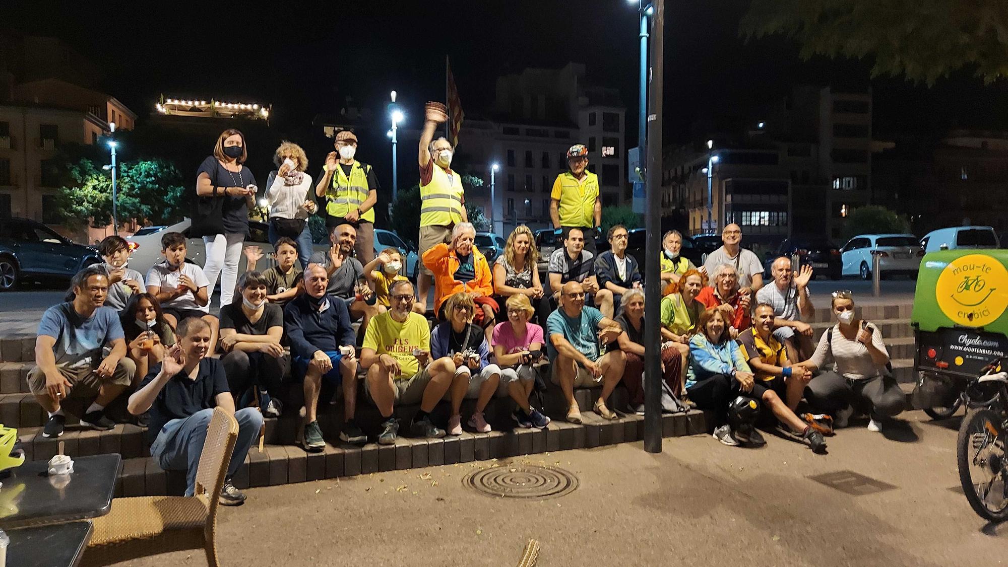 Pedalada nocturna del gelat, l'any 2021