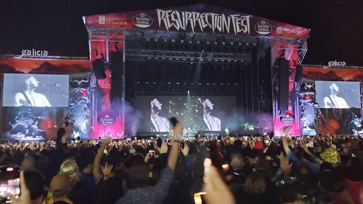 Concierto de Avenged Sevenfold en el ResurrectionFest 2024.