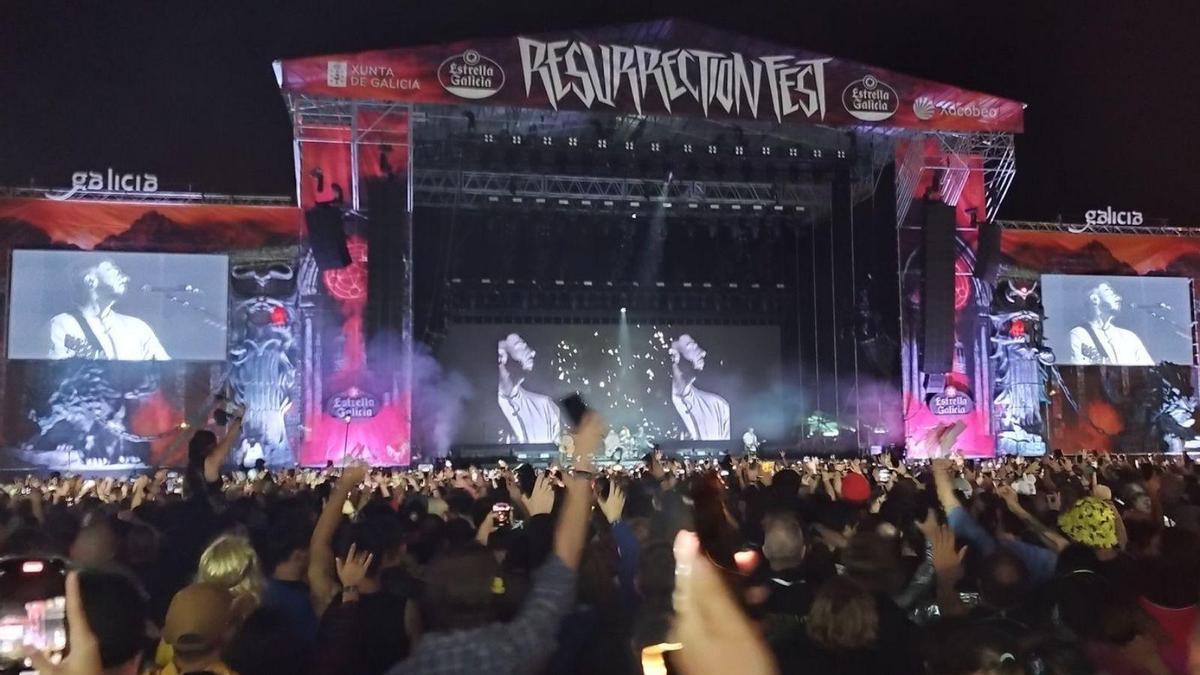Concierto de Avenged Sevenfold en el ResurrectionFest 2024.