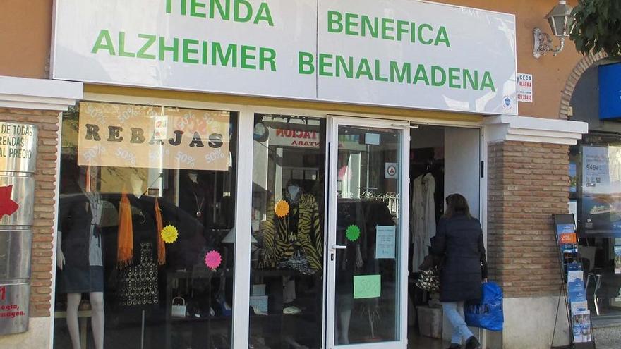 Imagen de una tienda benéfica de AFAB en Benalmádena