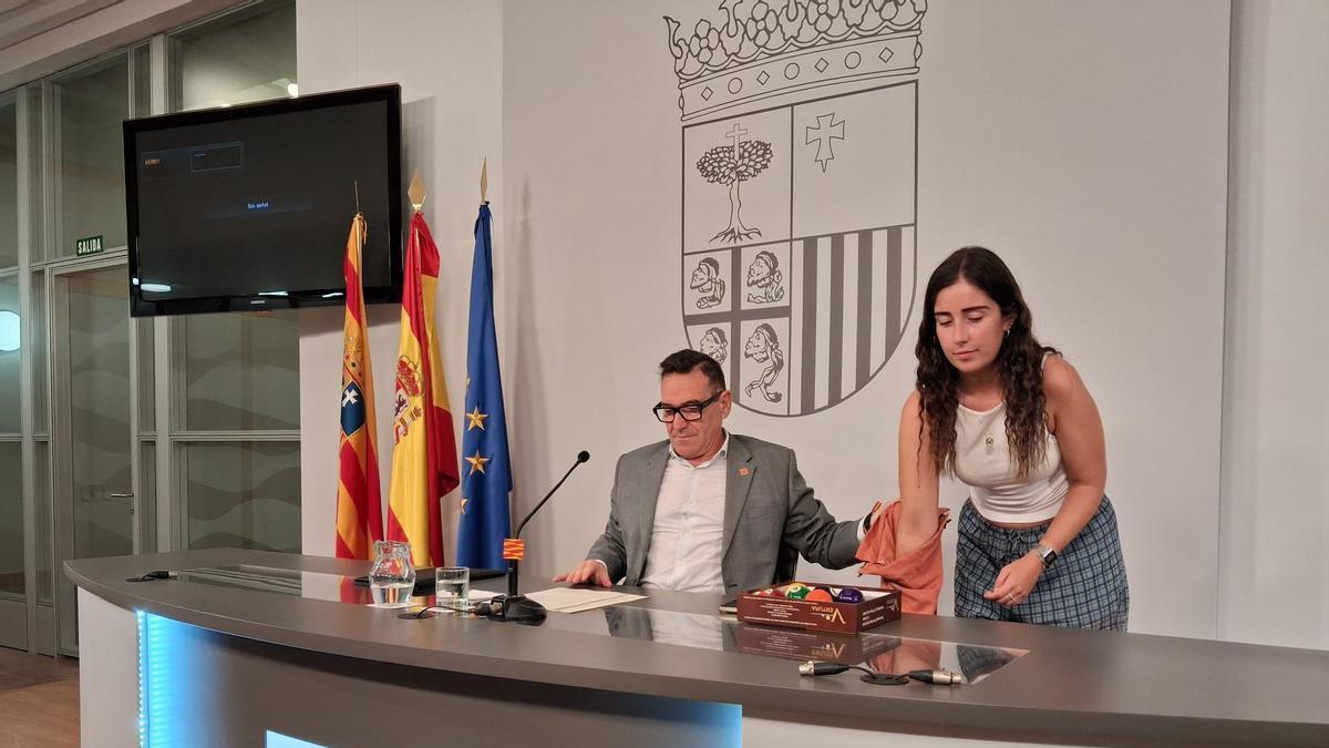 Momento del sorteo, este viernes en el Pignatelli.