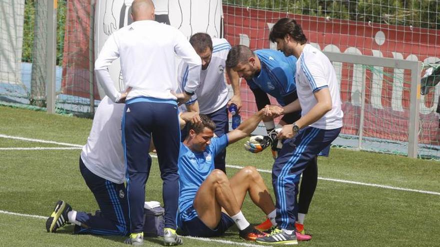 Cristiano dispara la alarma al retirarse del entrenamiento