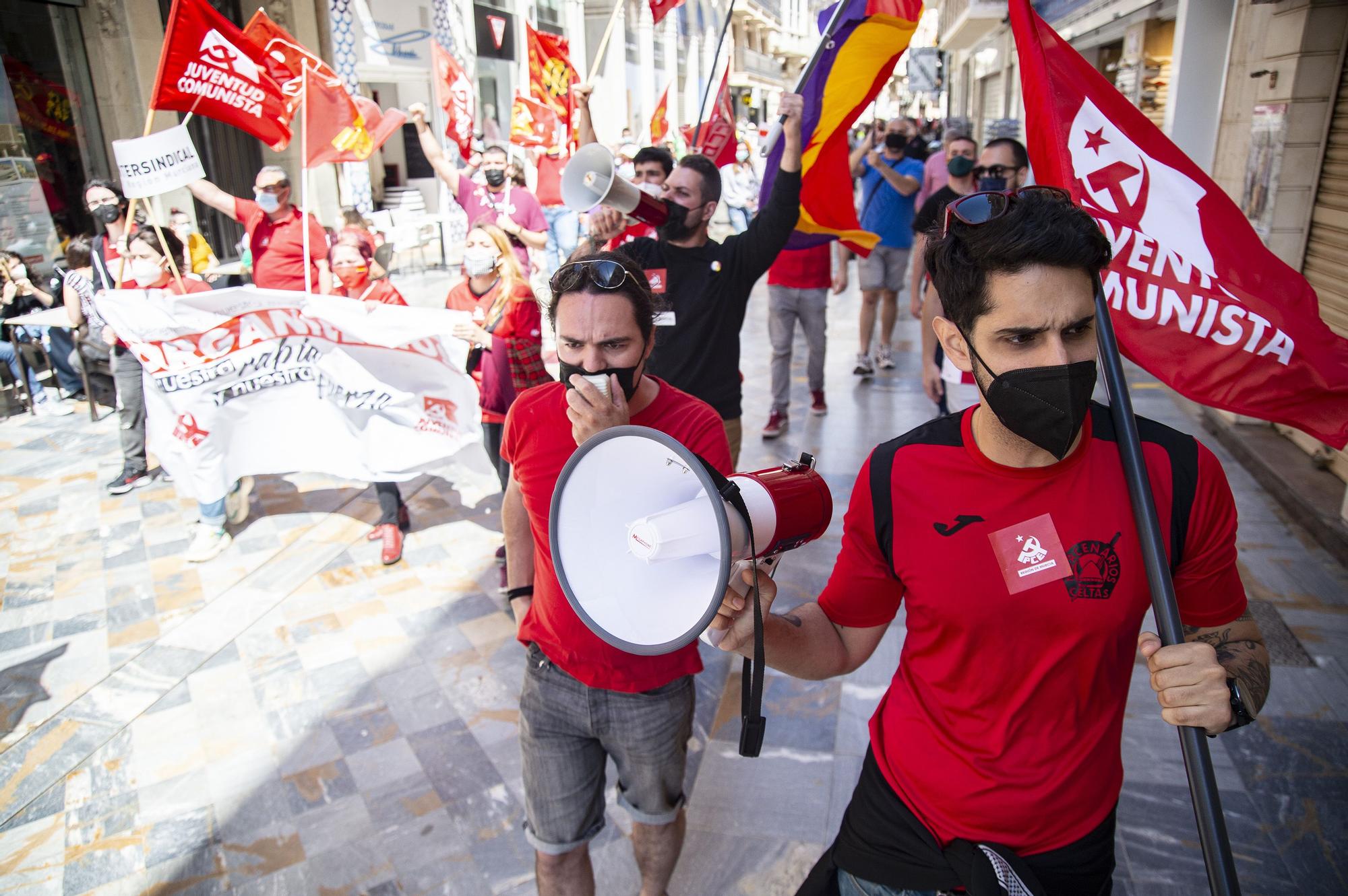 Manifestación del 1 de mayo en Cartagena