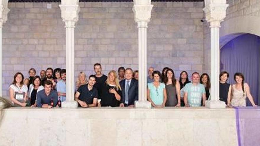 Foto de família de l&#039;equip que organitza el White Summer 2017.