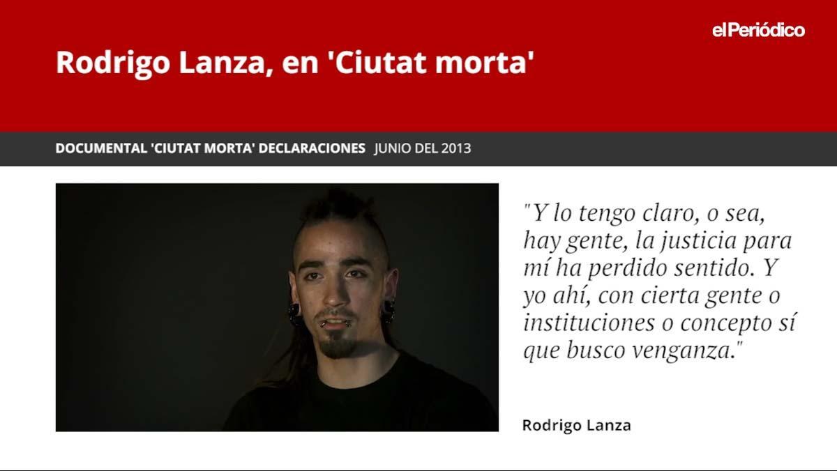 Rodrigo Lanza en el documental Ciutat morta