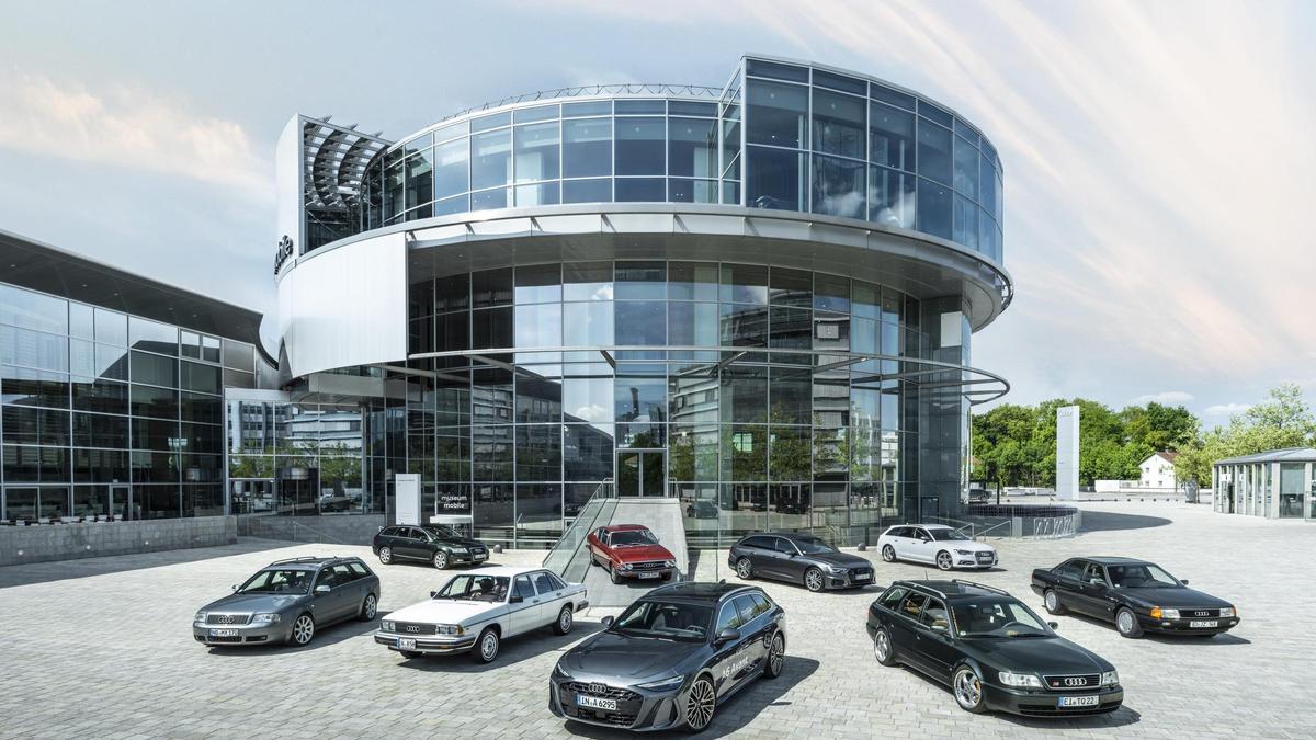 El nuevo Audi A6 se encuentra con sus antecesores en Alemania