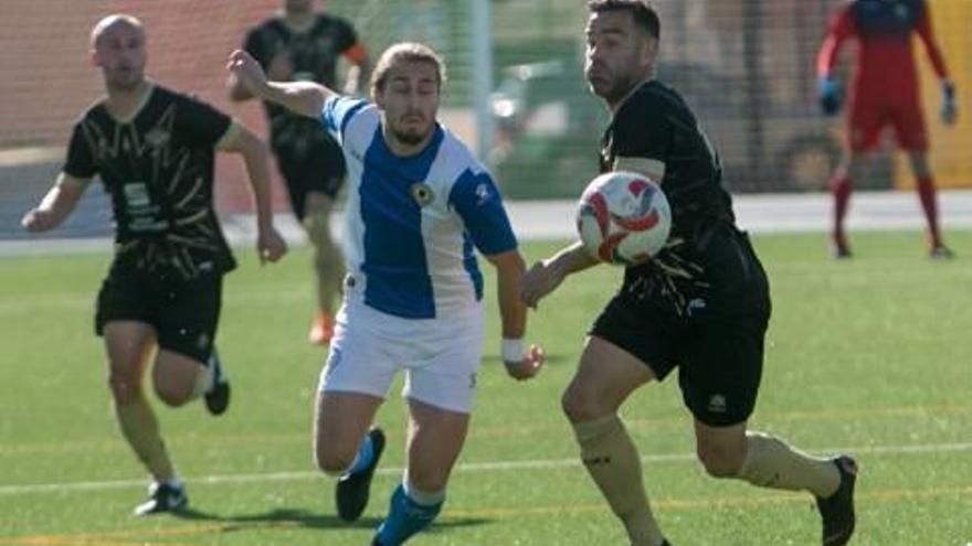 Álvaro, Pedja y Peña en el Intercity-Hércules B del pasado 27 de enero en Sant Joan.