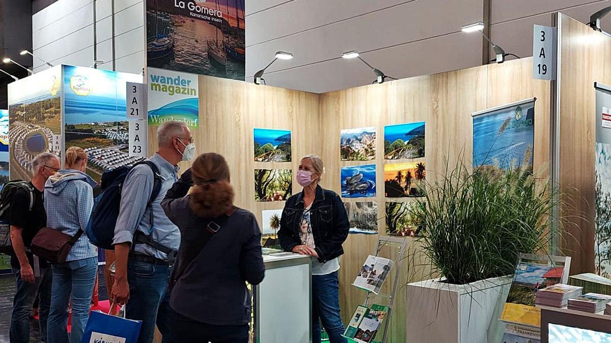 Stand de La Gomera en laferia TourNatur.