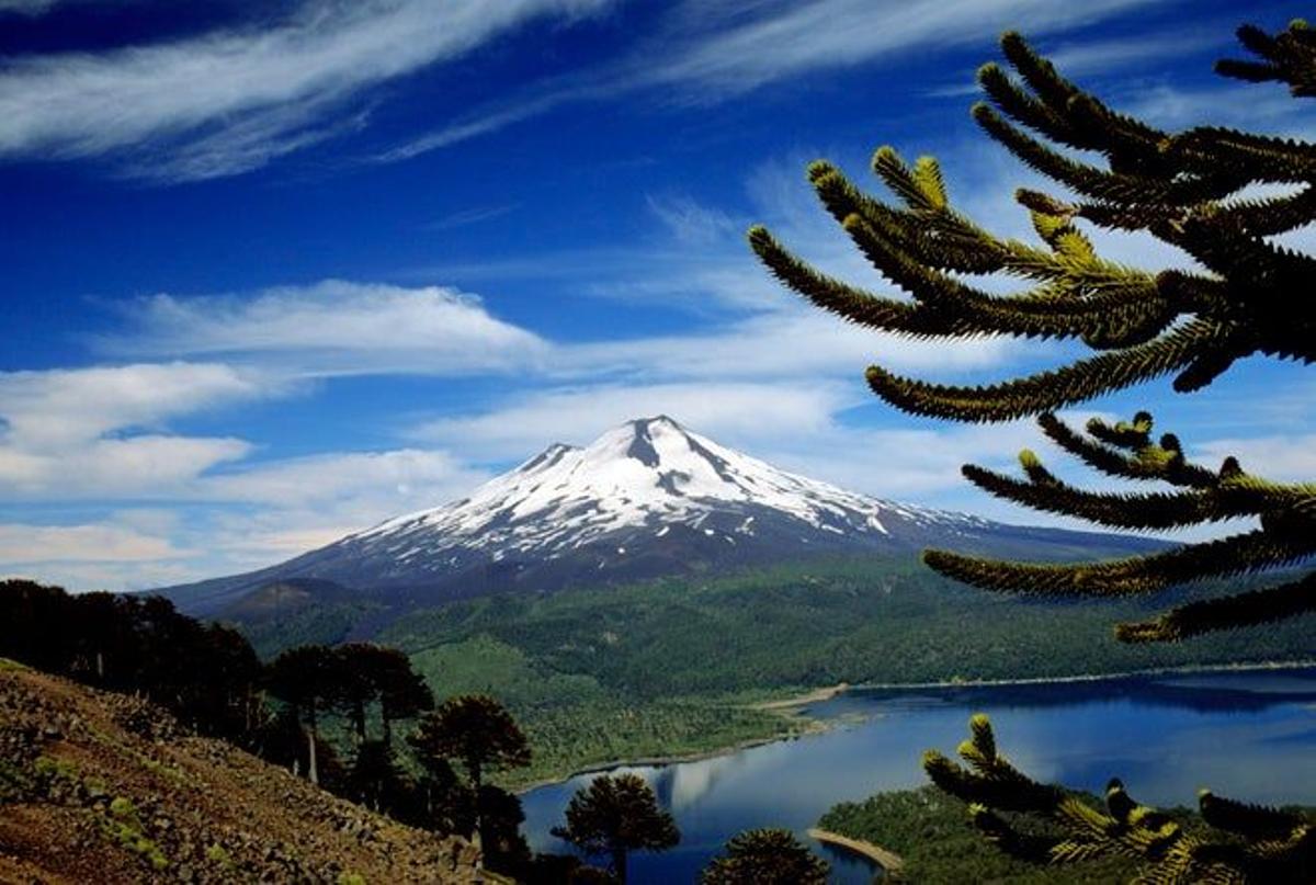 El parque nacional Conguillío, en Chile