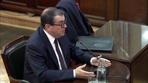 Jordi Jané declara en el Tribunal Supremo.