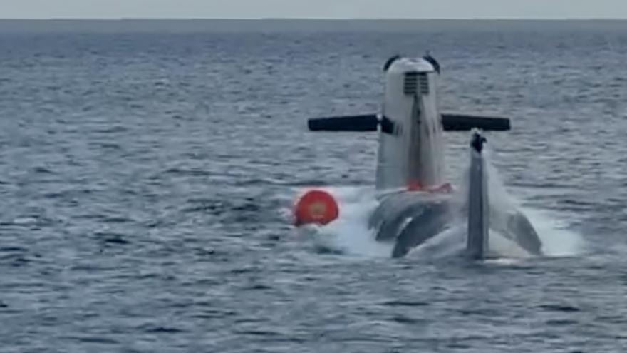 Pruebas de inmersión del submarino S-81 Isaac Peral en Cartagena