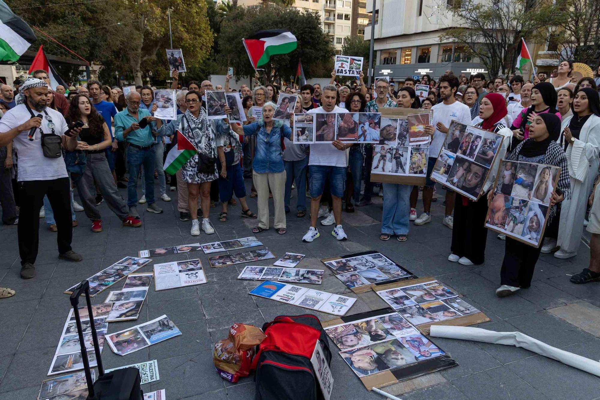 Medio millar de voces claman en la Muntanyeta por la liberación de la flotilla y el boicot a Israel