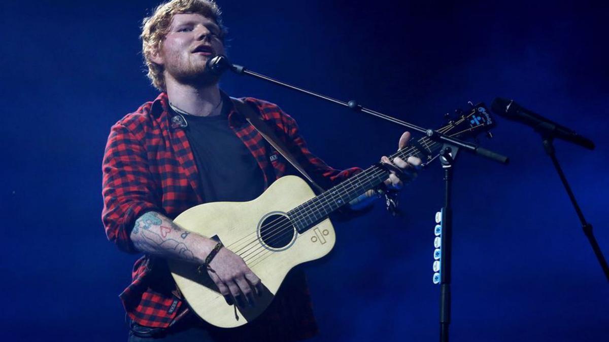 Ed Sheeran, durante una actuación