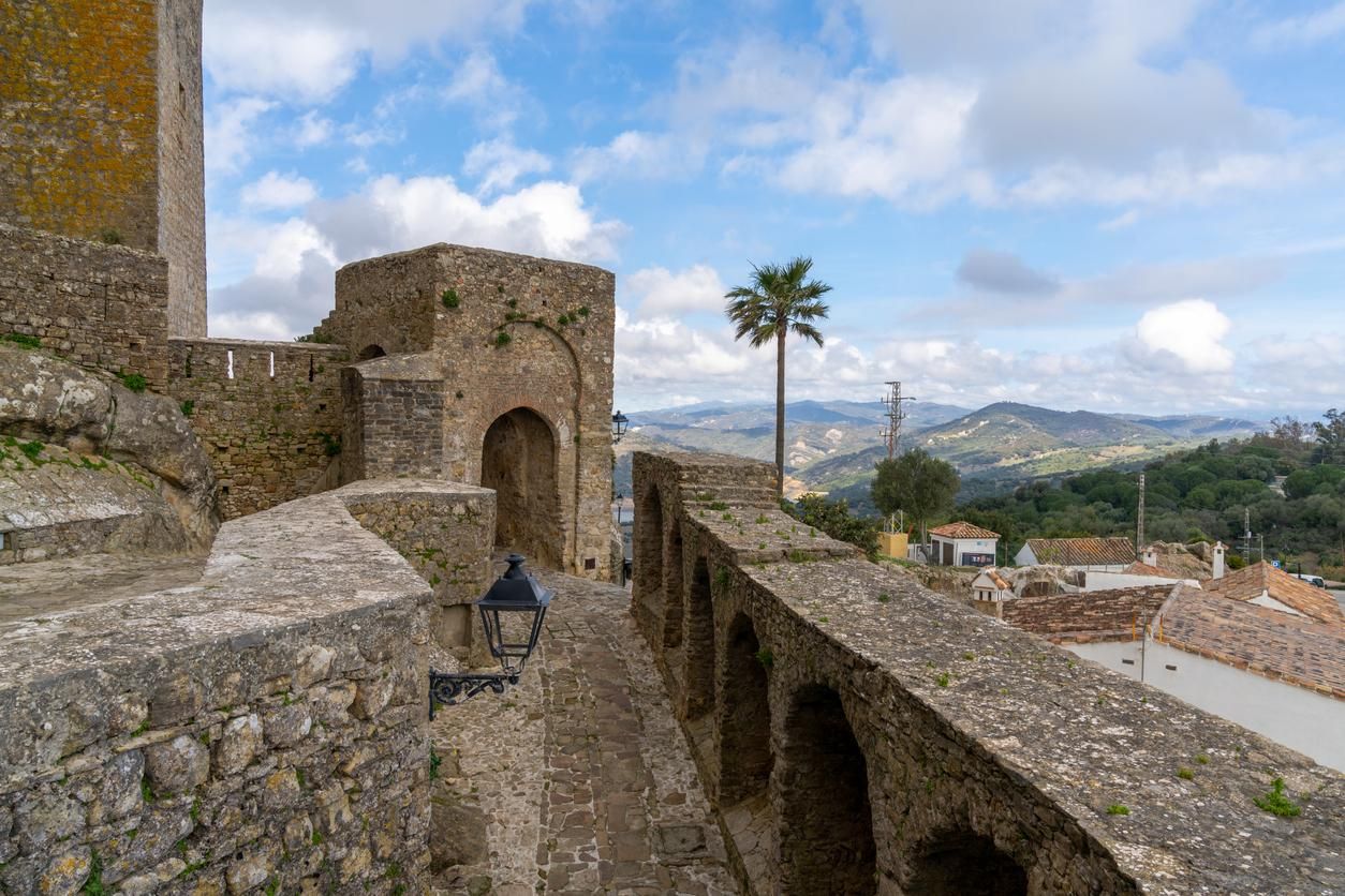 Las vistas desde el castillo de Castellar de la Frontera