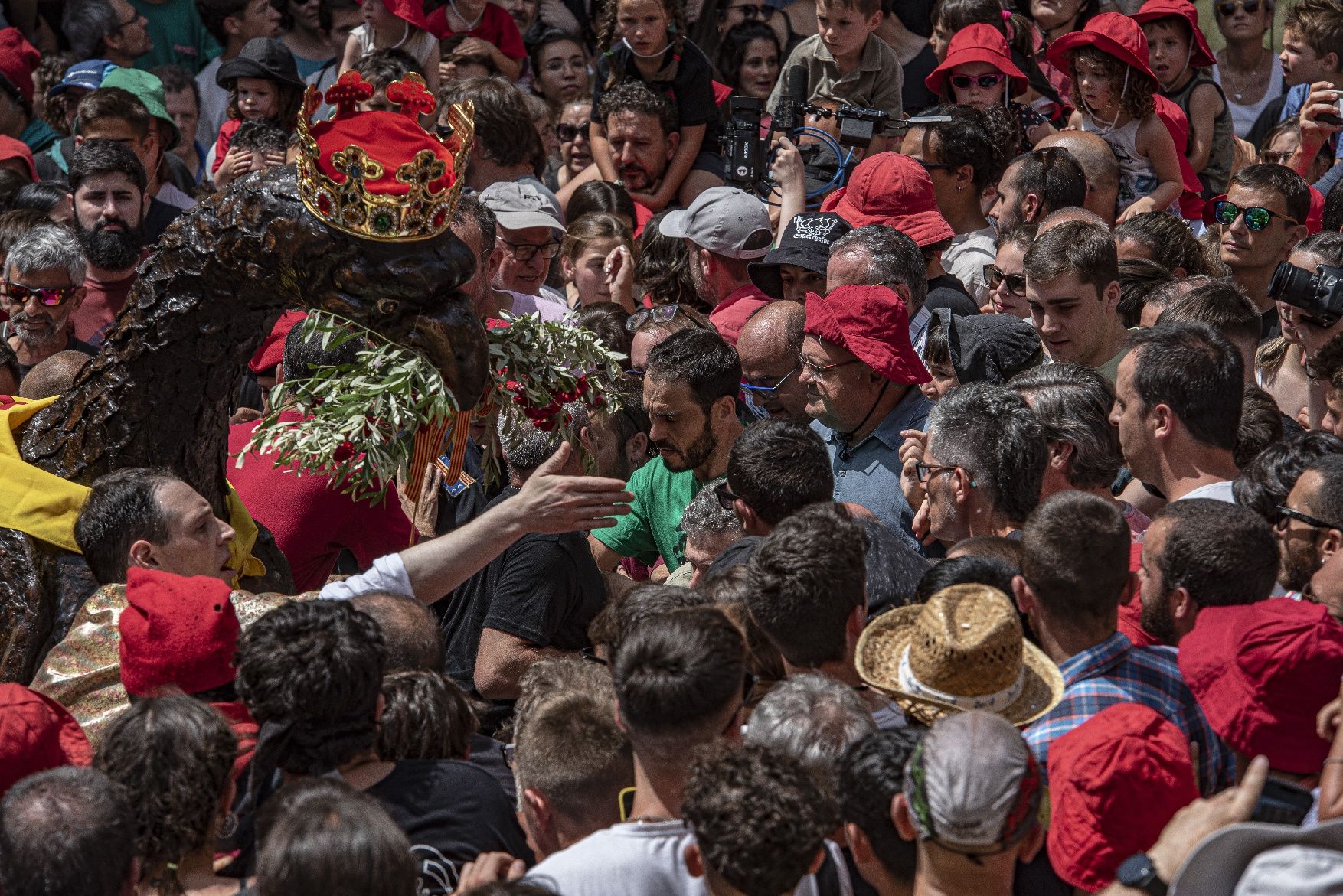 La Patum de lluïment de dijous, en fotos