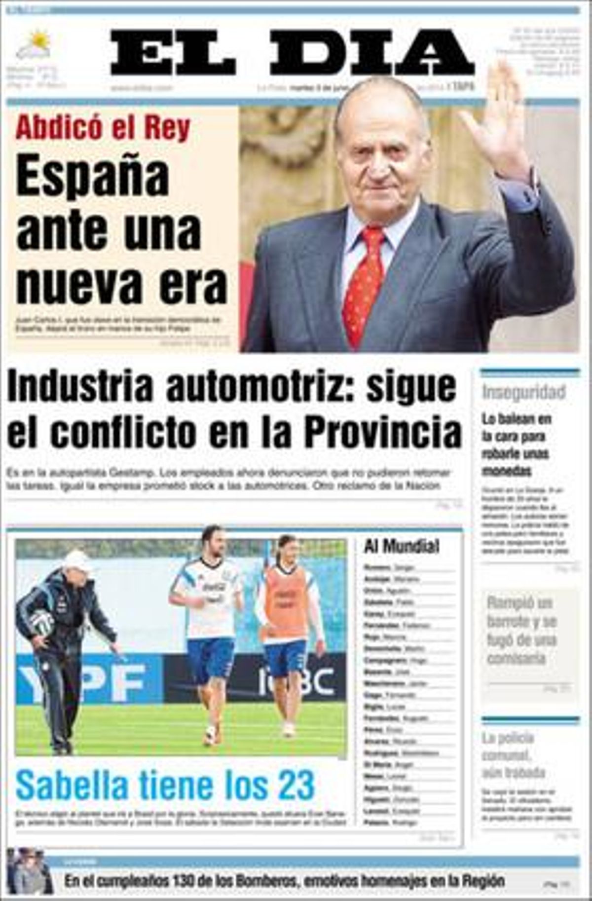 ’El Día’ d’Argentina.