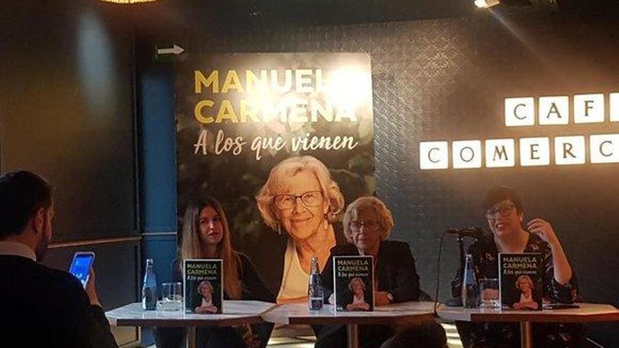 Carmena asegura que no tiene ofertas para volver a la política y se desvincula de Más País