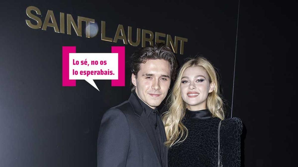 Brooklyn Beckham y Nicola su prometida