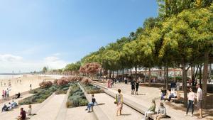 El passeig marítim entre la Mar Bella i el Fòrum començarà a construir-se el 2024