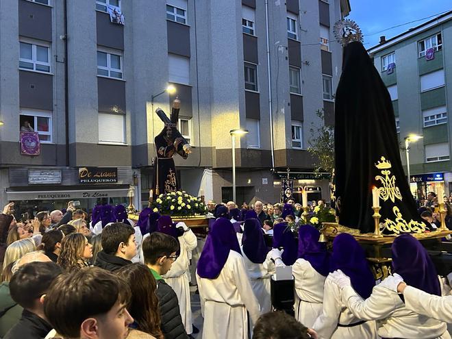 EN IMÁGENES: Así se vivió el Encuentro entre Jesús Nazareno y la Virgen Dolorosa en Grado