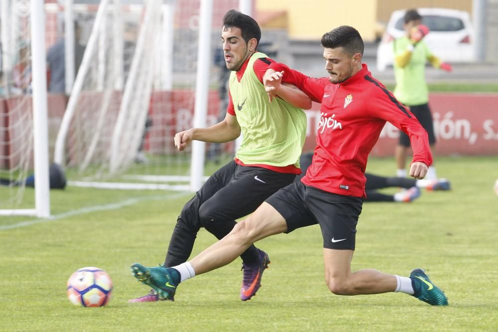 Entrenamiento del Sporting