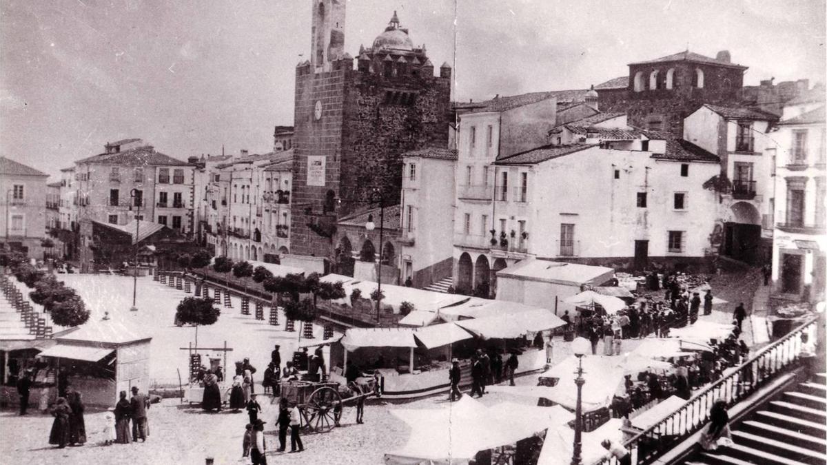 Instantánea de la feria del ganado.