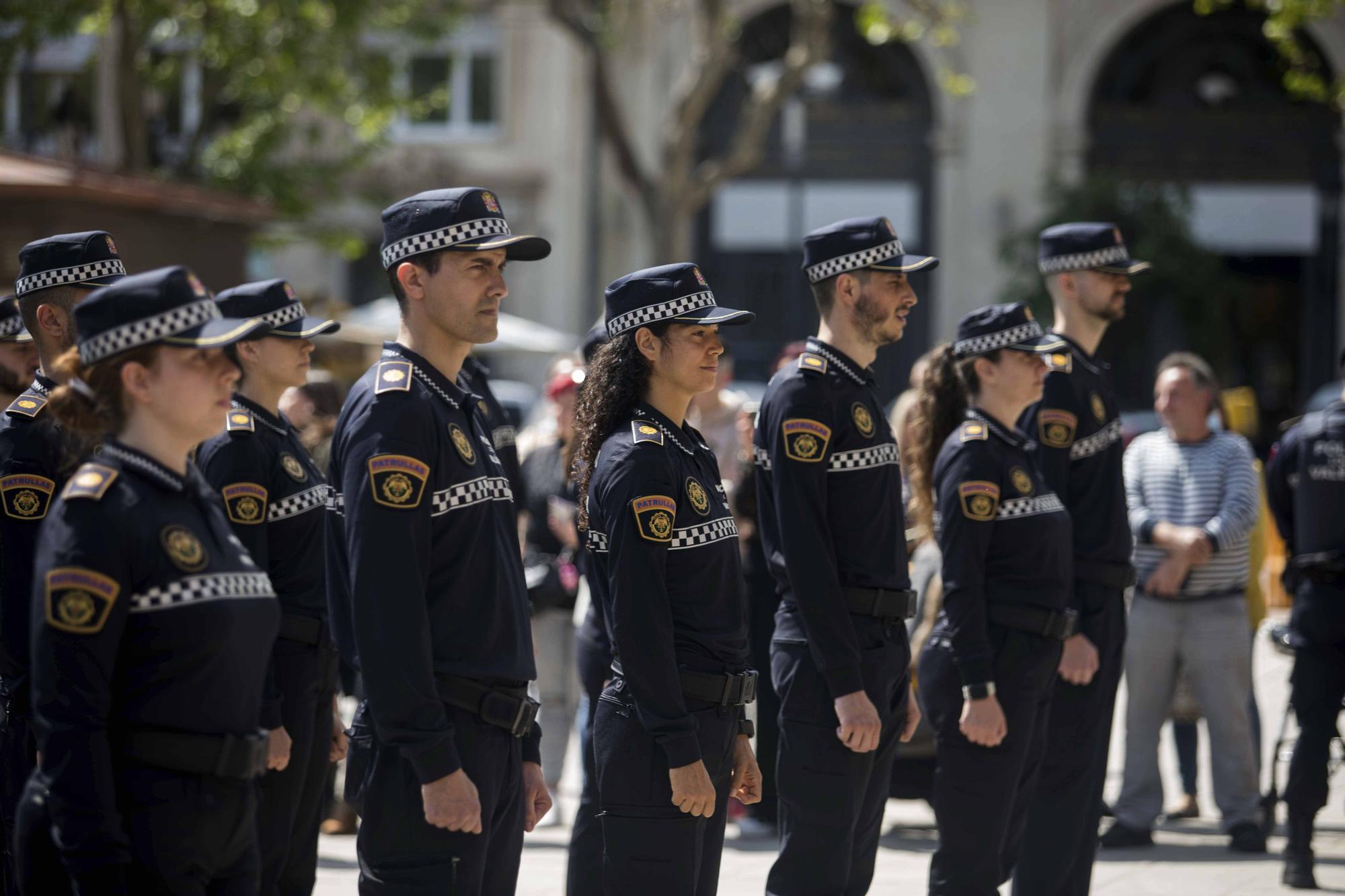 Presentación de los nuevos agentes de la Policía Local de València