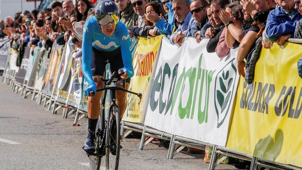 Marc Soler, en la Vuelta a Andalucía donde finalizó tercero