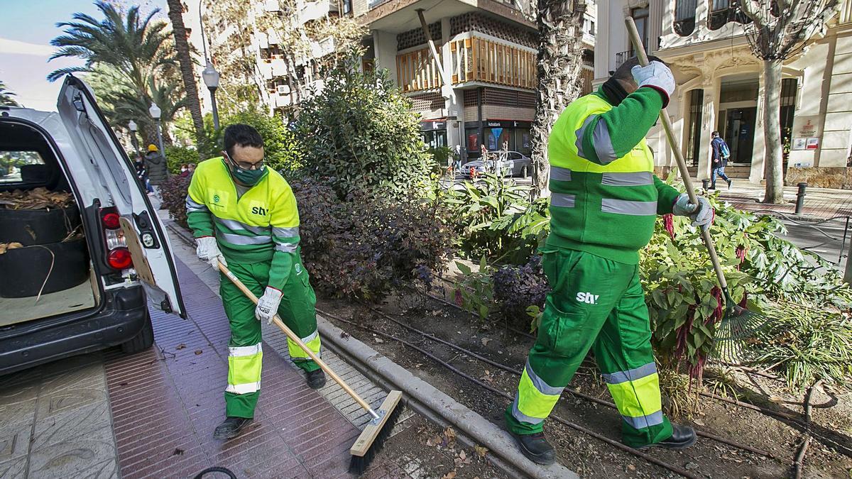 La nueva adjudicataria de las zonas verdes se hizo cargo del servicio a principios de este 2021, pese a que el proceso está judicializado. | HÉCTOR FUENTES