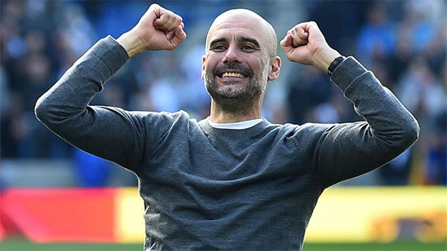 Guardiola se acuerda del 2-6 tras ganar la Premier