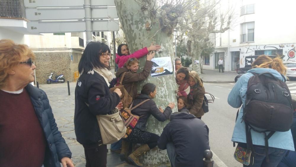 Cadaqués ajorna la tala dels plataners