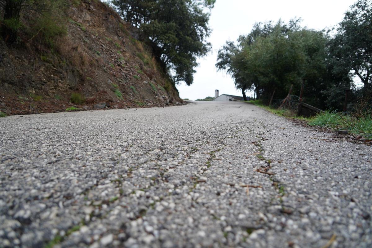 El actual camino rural entre Faraján y Jubrique