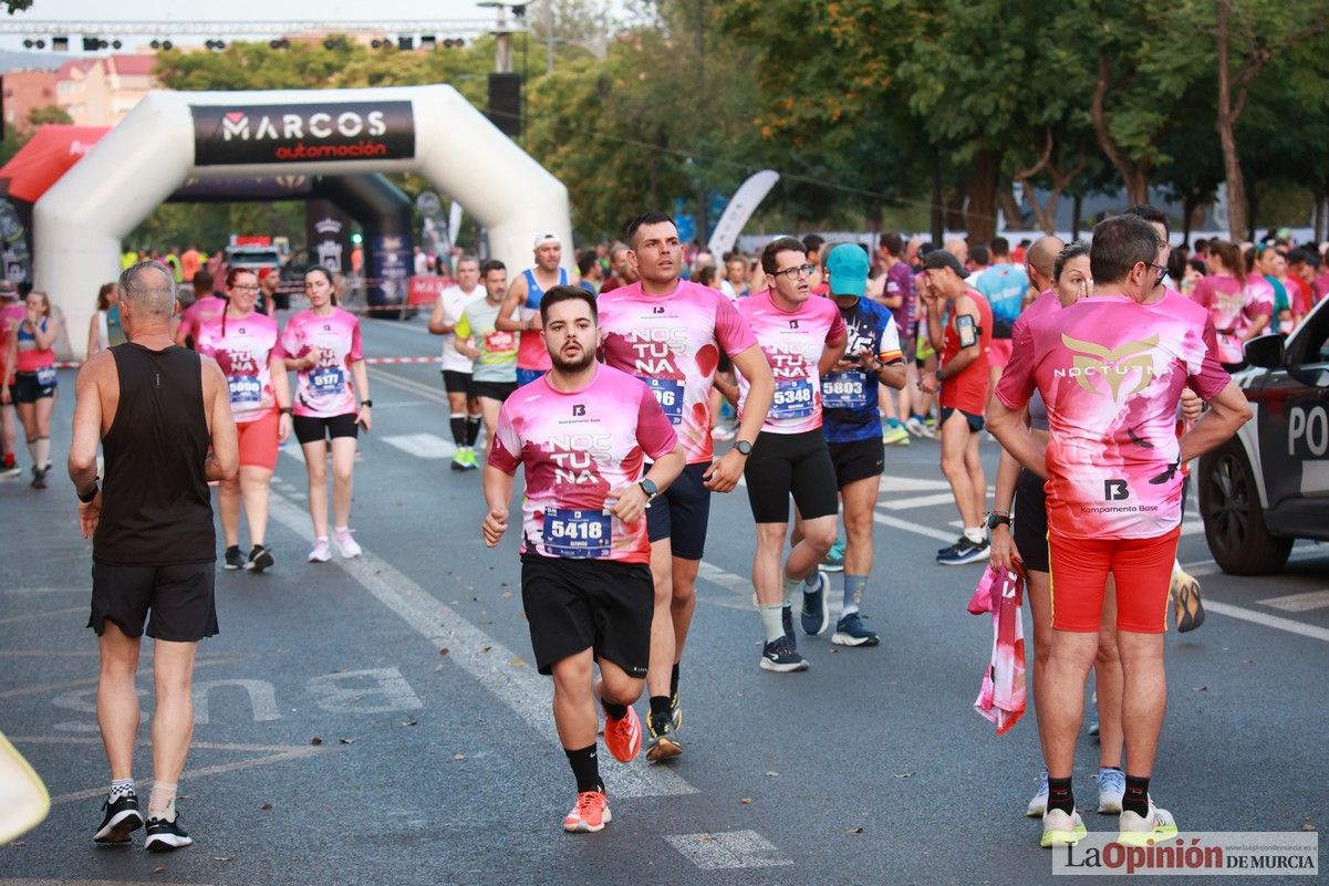 Las mejores imágenes de la carrera nocturna de Murcia