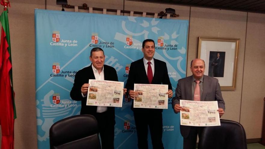 Castro junto a Faúndez y Ferrero en la presentación de las jornadas de vacuno de carne