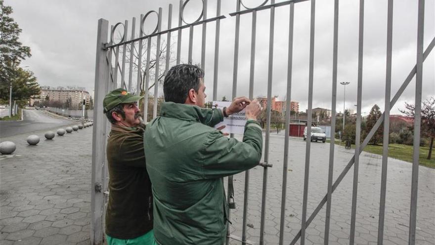 La Policía Local de Cáceres atendió 150 llamadas por el temporal