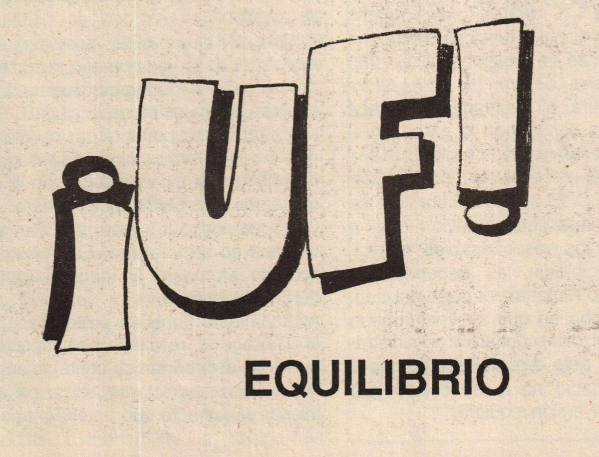 Logo de ¡Uf! Equilibrio.