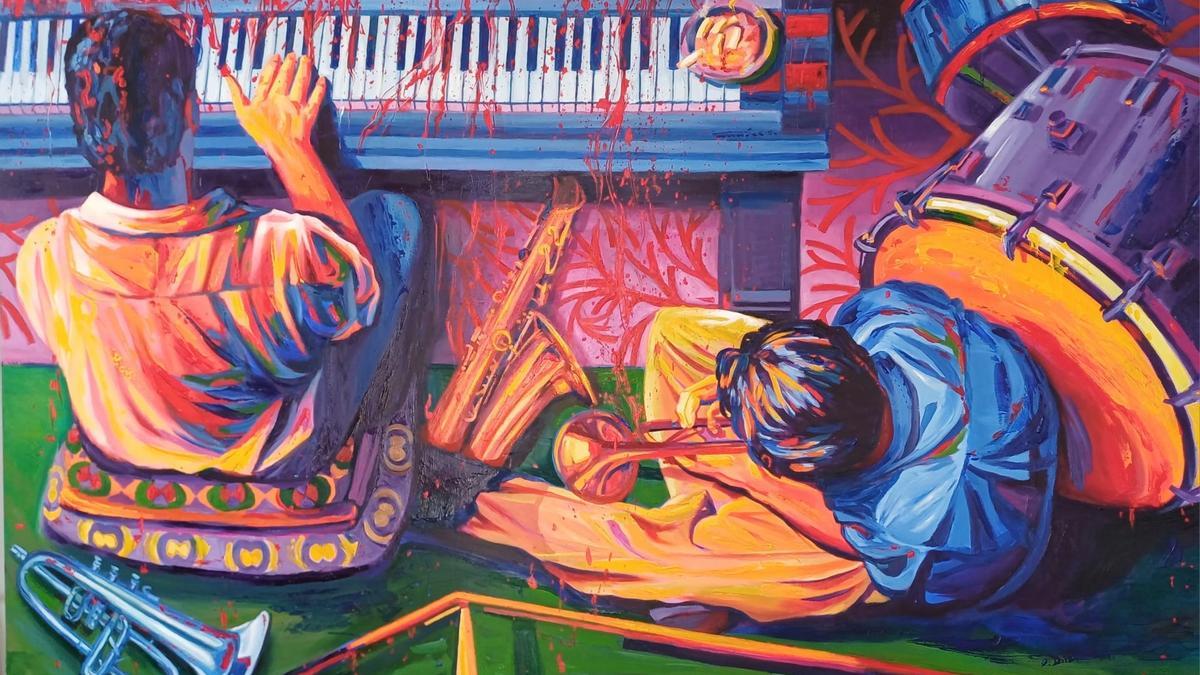 Obra de Marina Iborra para "JazzArt"